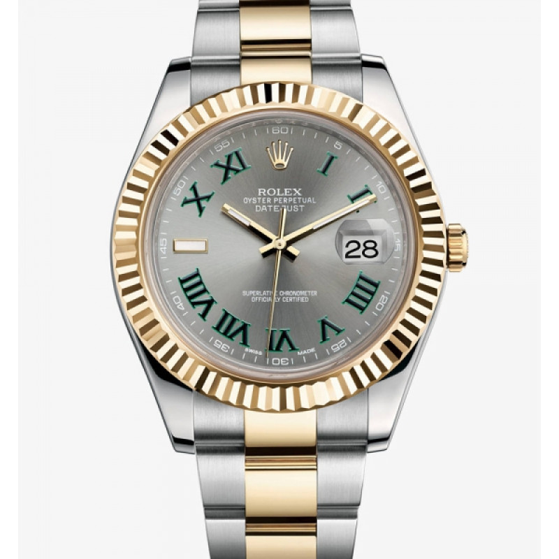Rolex Datejust II 41mm - Steel and Yellow Gold - Fluted Bezel
