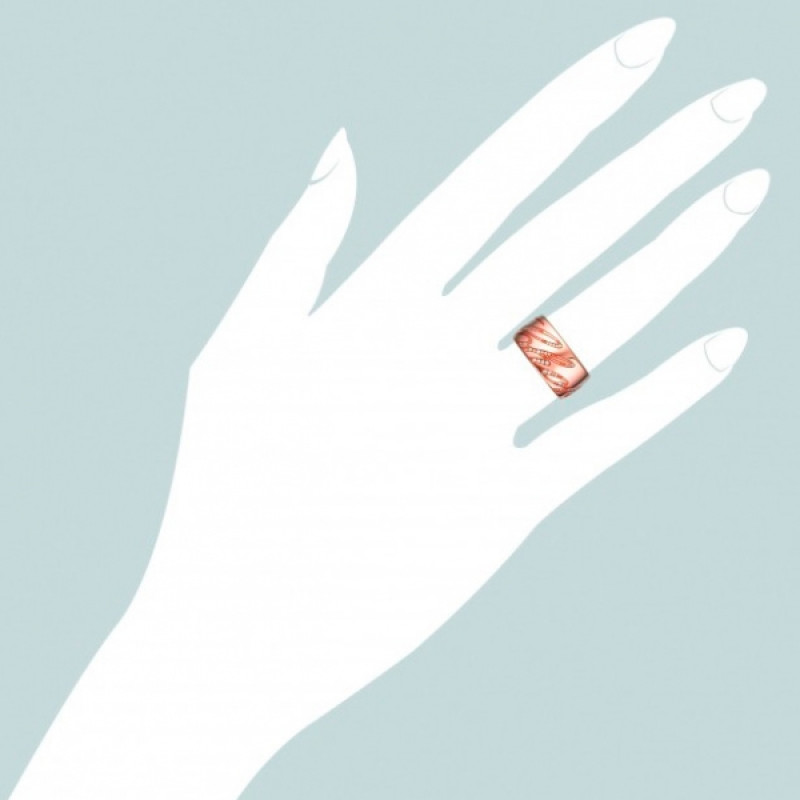 Кольцо Chopard Chopardissimo розовое золото, бриллианты (826580-5210)