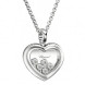 Подвеска Chopard Happy Diamonds белое золото, бриллианты (794612-1001)