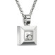 Подвеска Chopard Happy Diamonds белое золото, бриллиант (792938-1001)