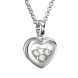Подвеска Chopard Happy Diamonds белое золото, бриллианты (794611-1001)