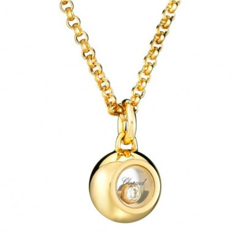 Подвеска Chopard Happy Diamonds желтое золото, бриллиант (799010-0001)