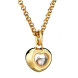 Подвеска Chopard Happy Diamonds Miss Happy желтое золото, бриллиант (799006-0001)