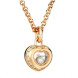 Подвеска Chopard Happy Diamonds Miss Happy розовое золото, бриллианты (799008-5001)