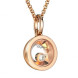 Подвеска Chopard Happy Diamonds Very розовое золото, бриллиант (797771-5001)