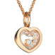 Підвіска Chopard Happy Diamonds Very рожеве золото, діаманти (797790-5001)