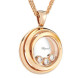 Підвіска Chopard Happy Diamonds Emotion рожеве золото, діаманти (799217-5001)