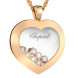 Подвеска Chopard Happy Diamonds Icons розовое золото, бриллианты (799202-5001)