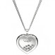 Підвіска Chopard Happy Diamonds Icons біле золото, діаманти (799202-1003)