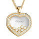 Подвеска Chopard Happy Diamonds Icons желтое золото, бриллианты (799202-0003)