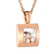 Підвіска Chopard Happy Diamonds Icons рожеве золото, діаманти (799224-5001)