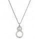 Подвеска Chopard Happy Diamonds 8 белое золото, бриллианты (799209-1003)