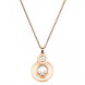 Подвеска Chopard Happy Diamonds 8 розовое золото, бриллианты (799210-5001)