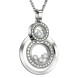 Подвеска Chopard Happy Diamonds 8 белое золото, бриллианты (799210-1003)