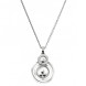 Подвеска Chopard Happy Diamonds 8 белое золото, бриллианты (799210-1003)