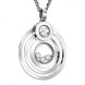 Подвеска Chopard Happy Diamonds 8 белое золото, бриллианты (799211-1001)