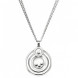 Подвеска Chopard Happy Diamonds 8 белое золото, бриллианты (799211-1001)