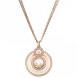 Подвеска Chopard Happy Diamonds 8 розовое золото, бриллианты (799211-5003)