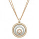 Подвеска Chopard Happy Spirit белое, розовое золото, бриллианты (795425-9001)