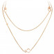 Колье Chopard Happy Diamonds Icons розовое золото, бриллианты (819209-5001)
