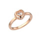 Кільце Chopard Miss Happy рожеве золото, діаманти (829008-5110)