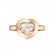Кольцо Chopard Happy Diamonds Icons розовое золото, бриллианты (829203-5010)