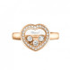 Кольцо Chopard Happy Diamonds Icons розовое золото, бриллианты (829203-5039)