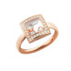 Кільце Chopard Happy Diamonds Icons рожеве золото, діаманти (829224-5039)