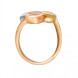 Кольцо Chopard Happy Diamonds Icons белое, желтое, розовое золото, бриллианты (829390-9110)