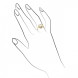 Кольцо Chopard Happy Diamonds Icons белое, розовое, желтое золото, бриллианты (829390-9010)