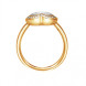 Кольцо Chopard Happy Diamonds Icons белое, розовое, желтое золото, бриллианты (829390-9010)
