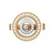 Кольцо Chopard Happy Spirit белое, розовое золото, бриллианты (825422-9110)