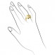 Кольцо Chopard Happy Spirit желтое золото, бриллиант (825405-0110)