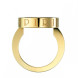 Кольцо Chopard Happy Spirit желтое золото, бриллиант (825405-0110)