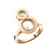 Кольцо Chopard Happy 8 розовое золото, бриллианты (829209-5010)
