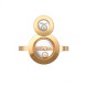 Кольцо Chopard Happy 8 розовое золото, бриллианты (829209-5010)
