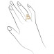 Кольцо Chopard Happy 8 розовое золото, бриллианты (829209-5010)