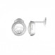 Серьги Chopard Happy Diamonds Icons белое золото, бриллианты (839562-1002)