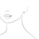 Сережки Chopard Miss Happy біле золото, діаманти (839008-1001)