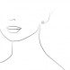 Серьги Chopard Happy Diamonds Icons белое золото, бриллианты (834854-1001)