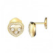 Серьги Chopard Happy Diamonds Icons желтое золото, бриллианты (839203-0002)