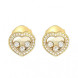 Серьги Chopard Happy Diamonds Icons желтое золото, бриллианты (839203-0002)