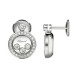 Серьги Chopard Happy Diamonds Icons белое золото, бриллианты (833957-1001)