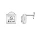 Серьги Chopard Happy Diamonds Icons белое золото, бриллианты (839224-1001)