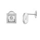 Серьги Chopard Happy Diamonds Icons белое золото, бриллианты (839224-1002)