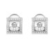 Серьги Chopard Happy Diamonds Icons белое золото, бриллианты (839224-1002)