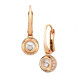 Сережки Chopard Miss Happy рожеве золото, діаманти (839013-5001)