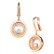 Серьги Chopard Very розовое золото, бриллианты (837789-5001)