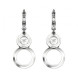 Серьги Chopard Happy 8 белое золото, бриллианты (839209-1002)