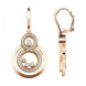 Сережки Chopard Happy 8 рожеве золото, діаманти (839210-5001) Сережки Chopard Happy 8 рожеве золото, діаманти (839210-5001)